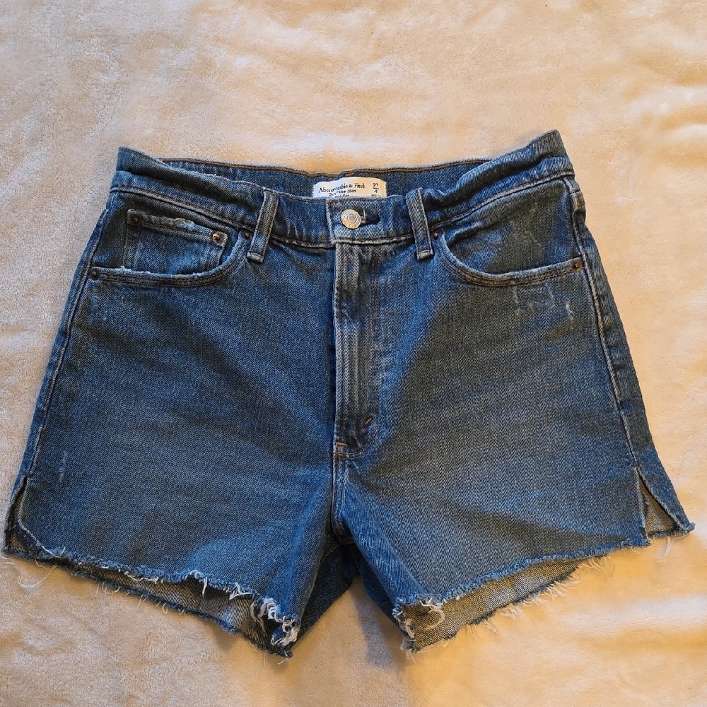 Abercrombie & Fitch Blue Jean Shorts